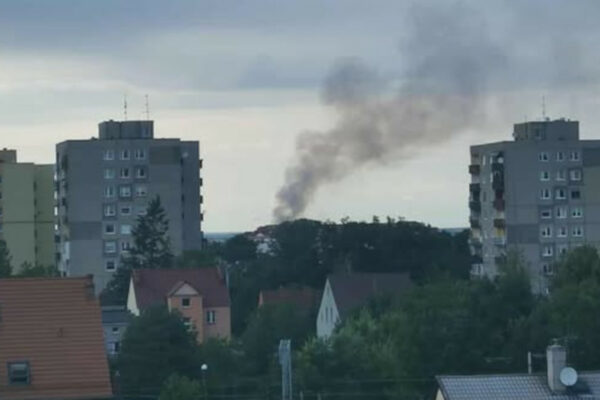 Pożar Zielona Góra - pożar lasu
