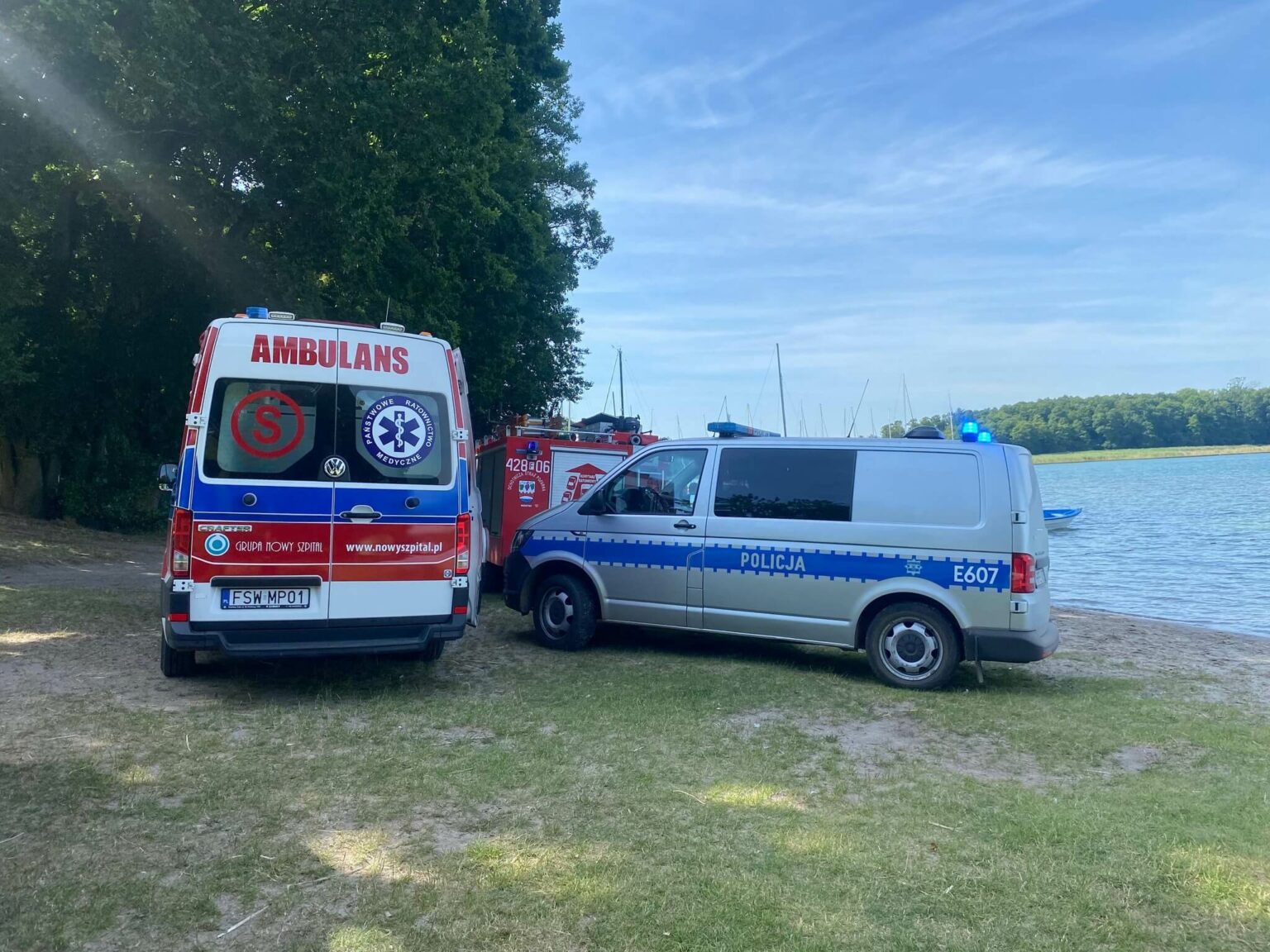 Śmierć nad wodą Jezioro Niesłysz