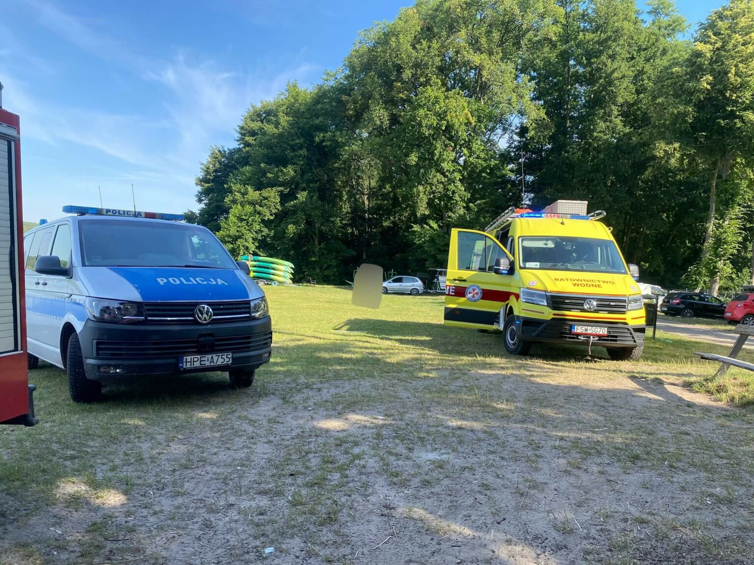 TopielecJezioroNieslysz05.07.25_3 Śmierć nad wodą Jezioro Niesłysz