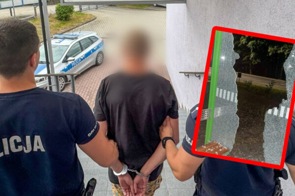 Wandal demolował miasto Gozdnica - Policja Żagań