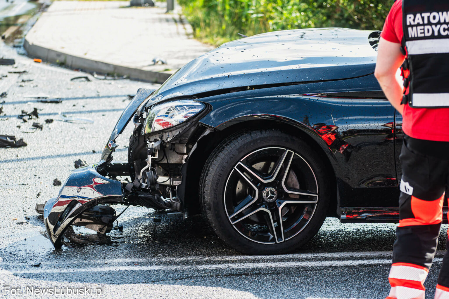 Wypadek na DK27 - Wypadek Nowogr&oacute;d Bobrzański