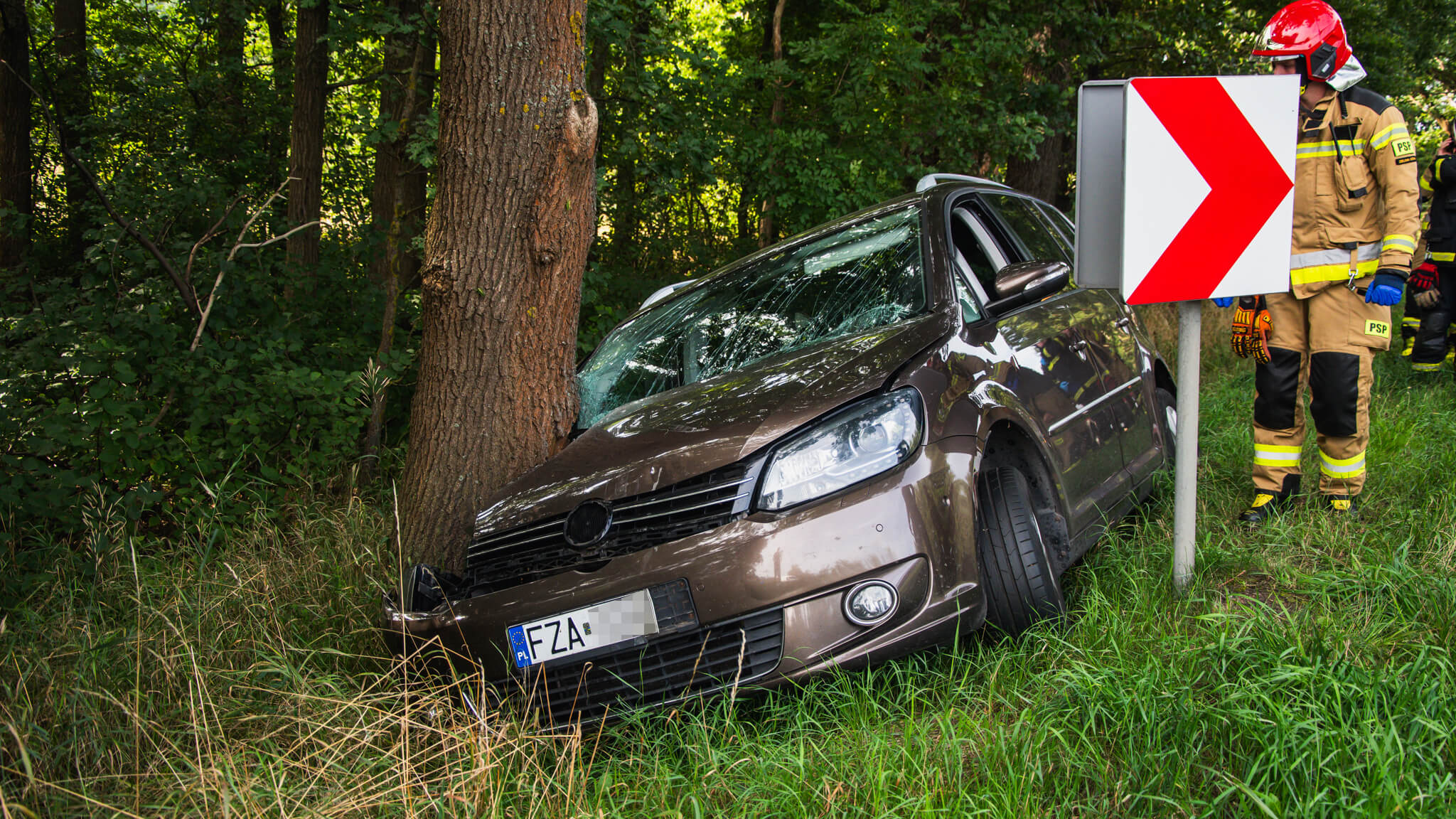 Wypadek na DK27 - Wypadek Piaski