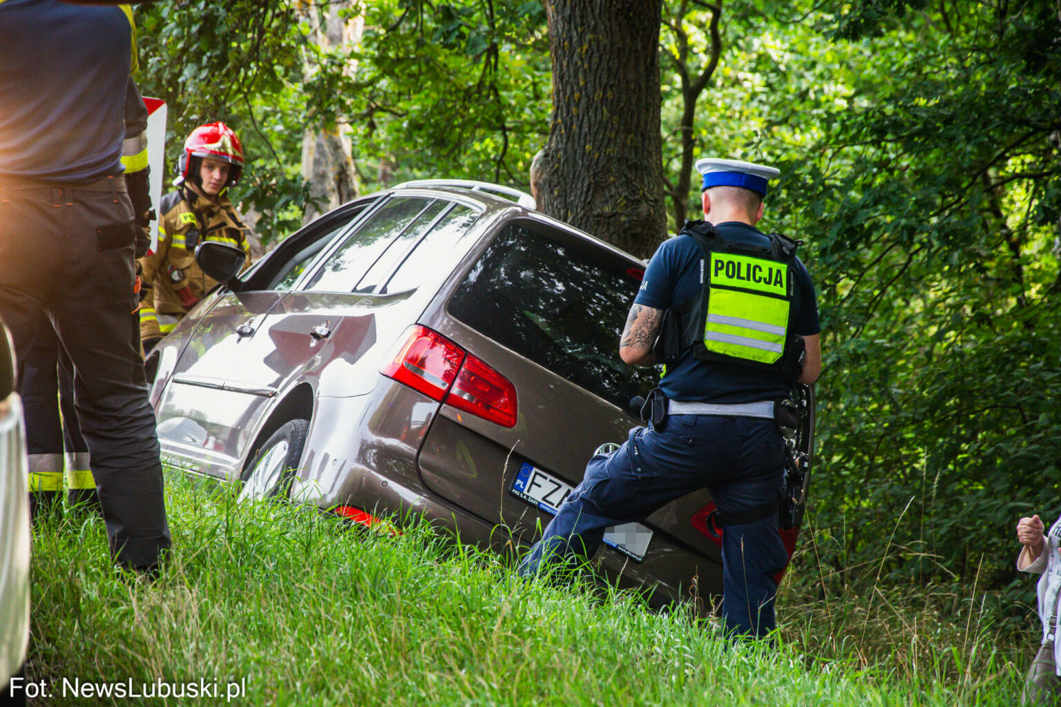 Wypadek na DK27 - Wypadek Piaski
