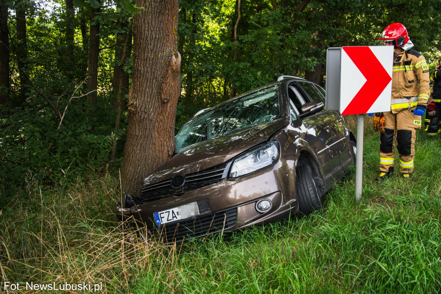 Wypadek na DK27 - Wypadek Piaski