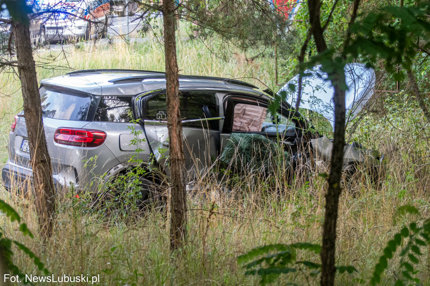 Wypadek na DK32 - Wypadek Zielona Góra