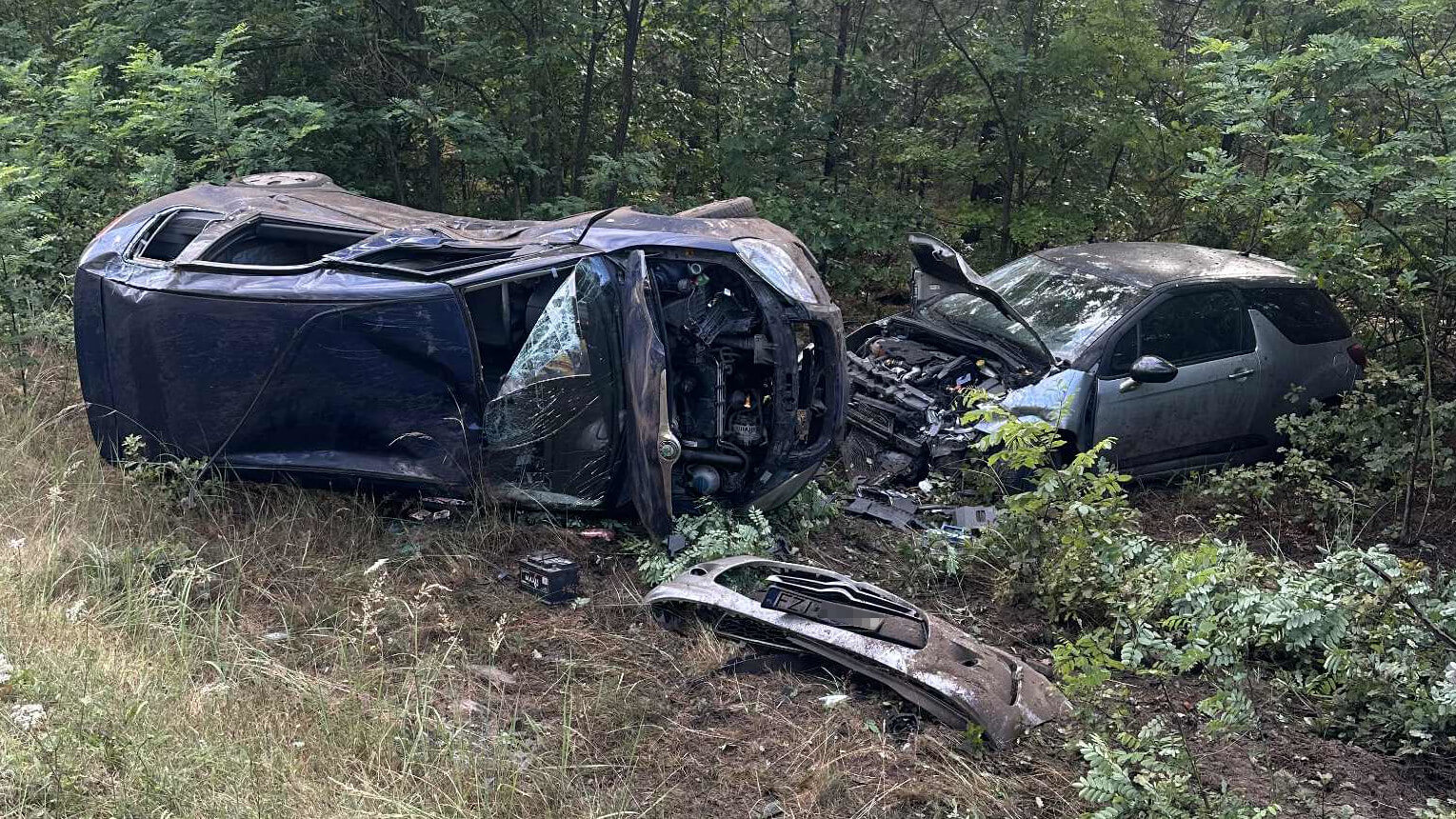 Wypadek Nowogród Bobrzański - Wypadek na DW295