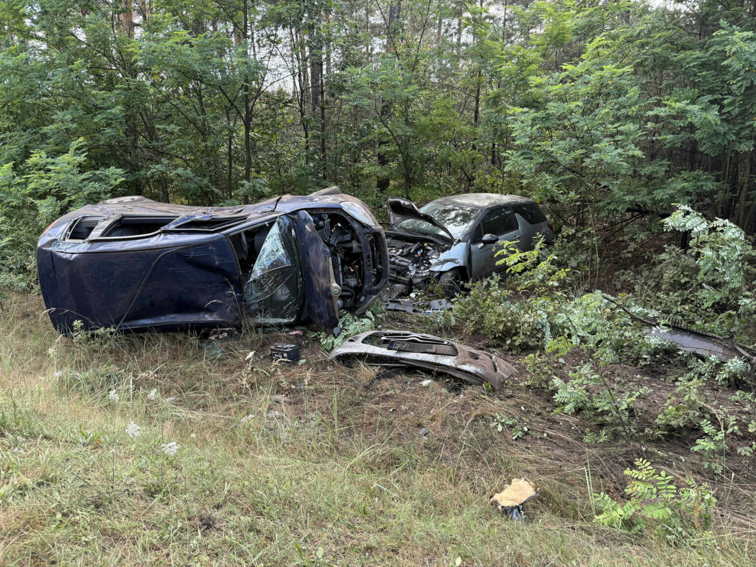 Wypadek Nowogr&oacute;d Bobrzański - Wypadek na DW295