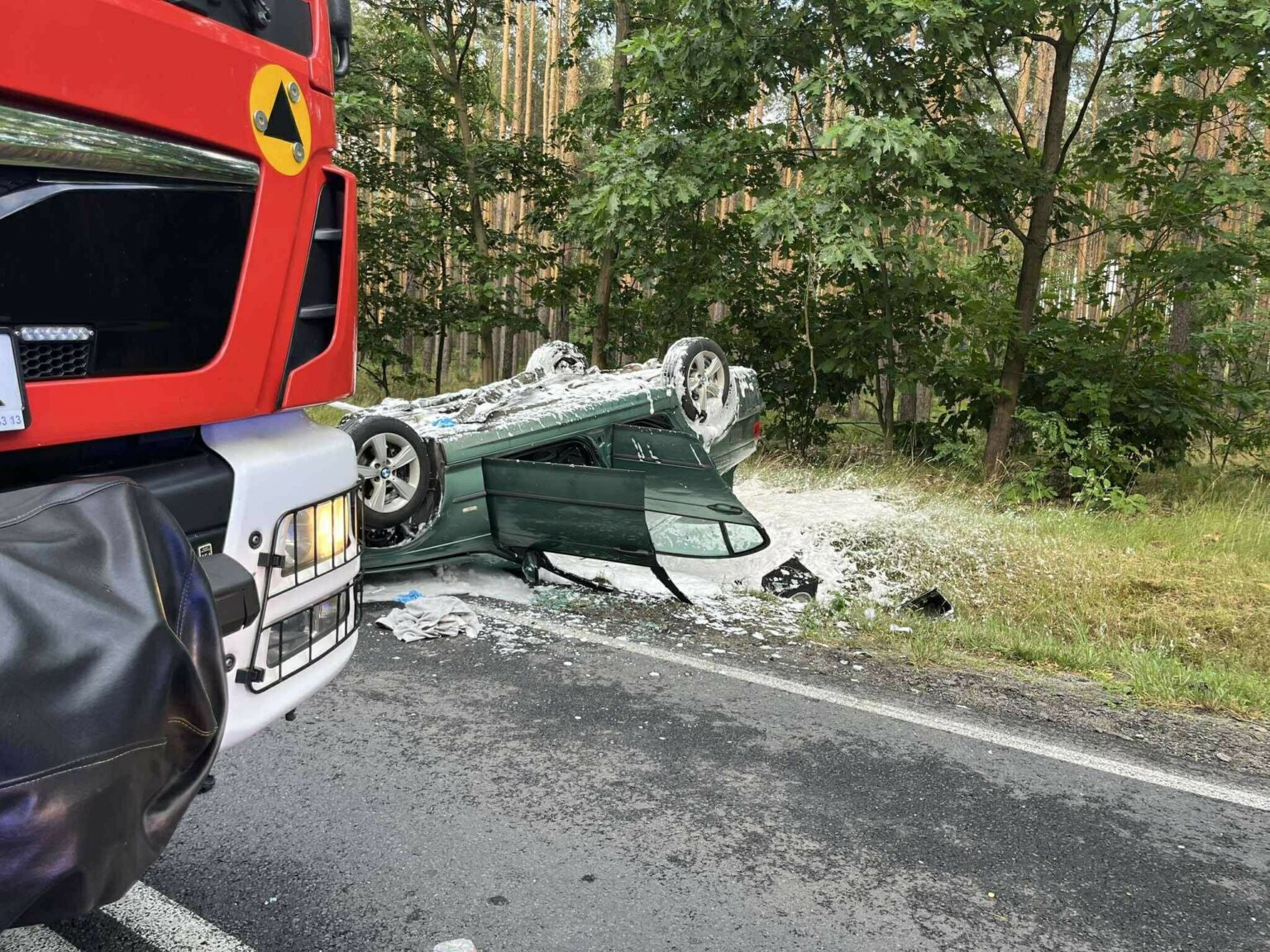 Wypadek na DW296 - Wypadek Żagań