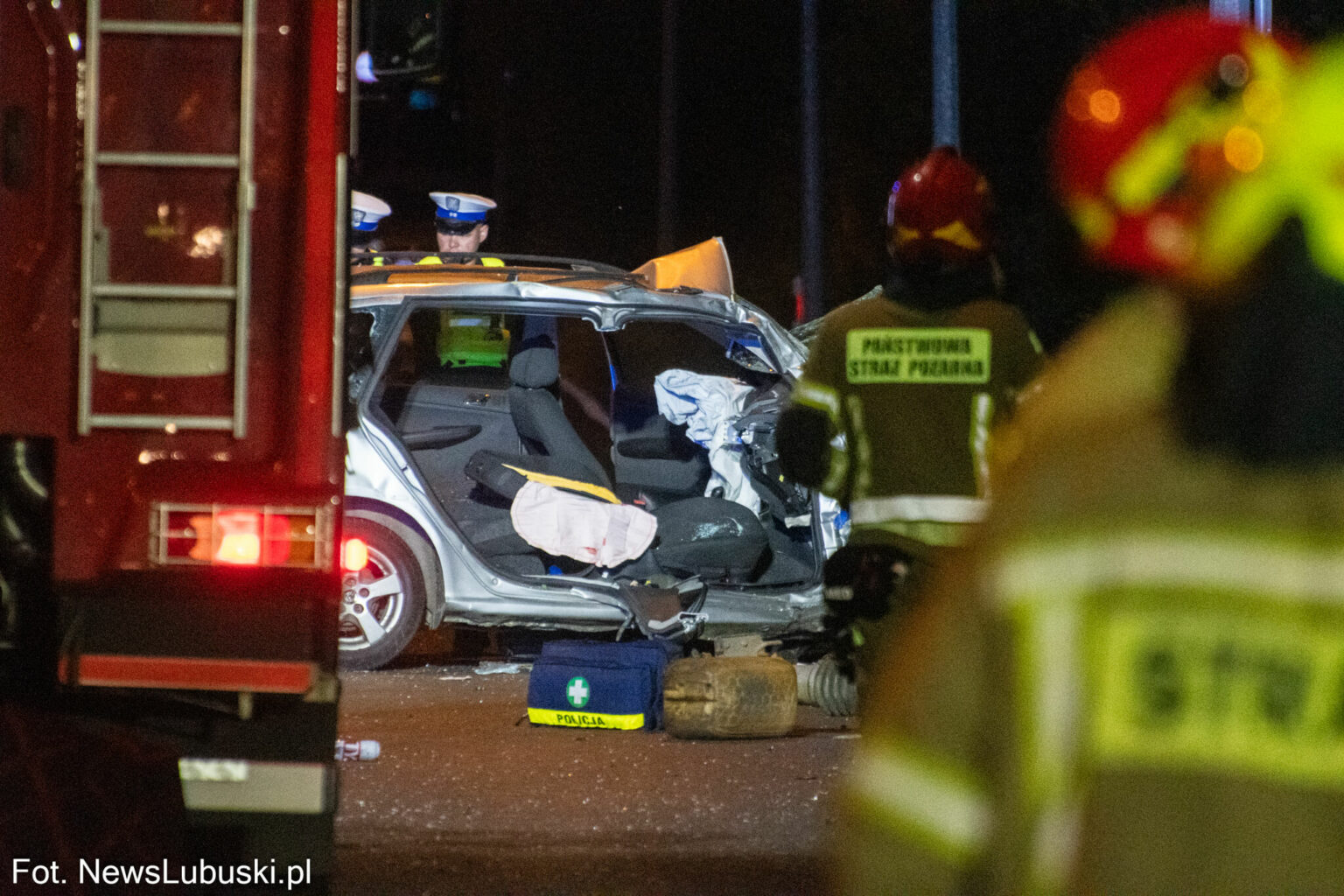 WypadekLubskoObwodnica29.07.25_4 Wypadek Lubsko - Wypadek DW289