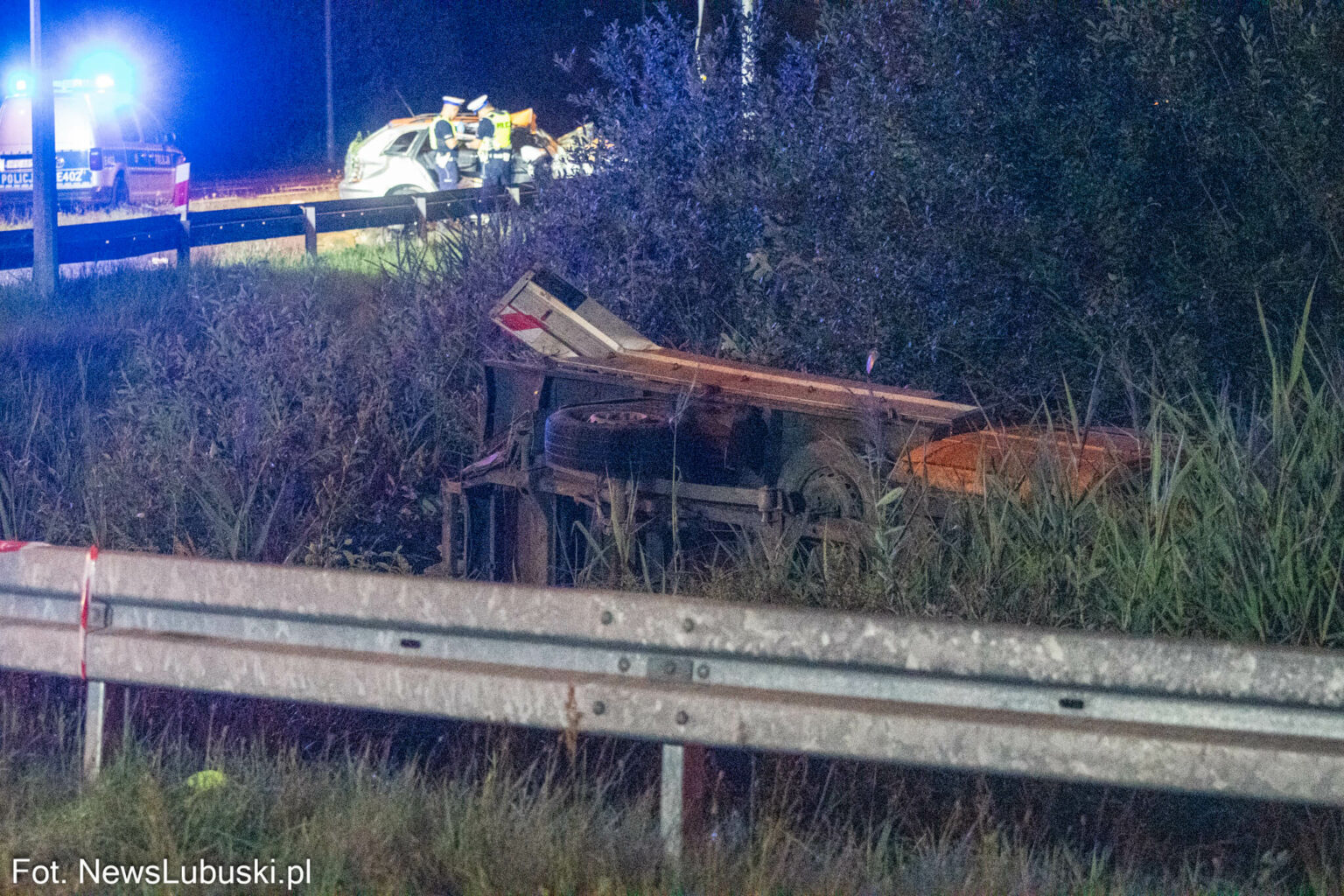 WypadekLubskoObwodnica29.07.25_8 Wypadek Lubsko - Wypadek DW289