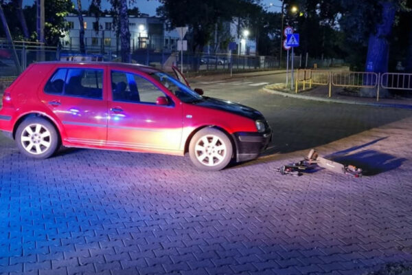 Wypadek Skwierzyna - Wypadek hulajnogi elektrycznej