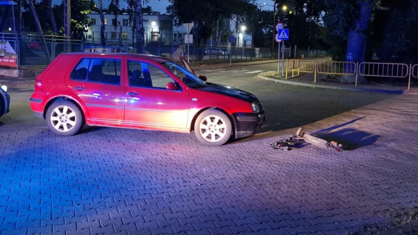 Wypadek Skwierzyna - Wypadek hulajnogi elektrycznej
