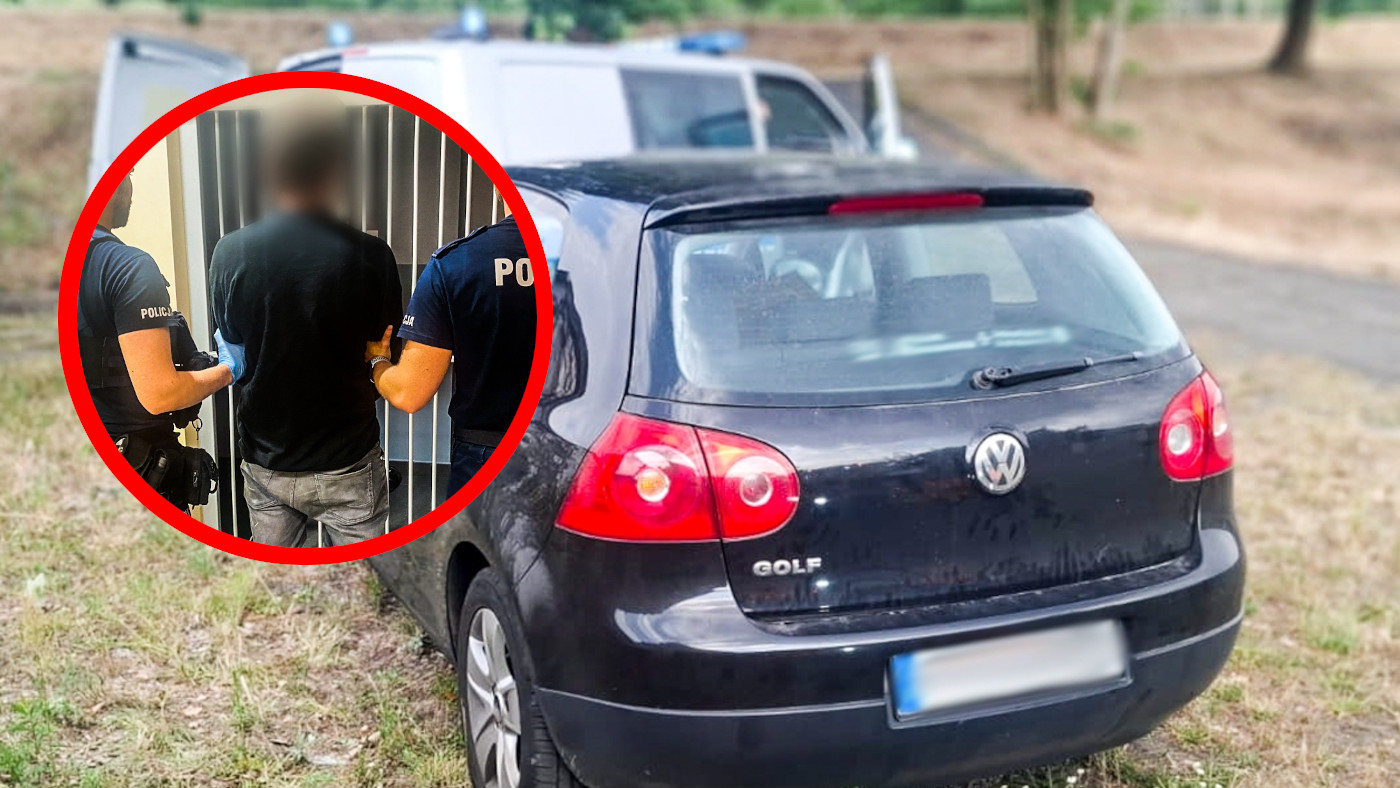 Ukradł auto w Niemczech - Złodziej zasnął w aucie