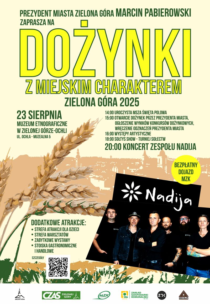Dożynki Zielona Góra 2025 – Program dożynek Zielona Góra 2025