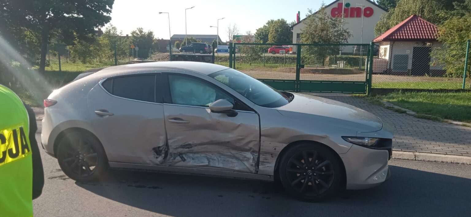 Kolizja Zielona G&oacute;ra - Wypadek Zielona G&oacute;ra