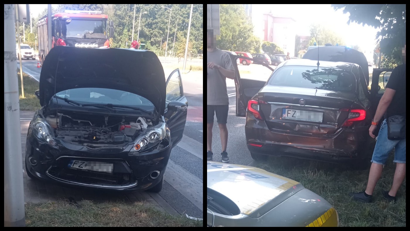 Kolizja Zielona Góra - Szosa Kisielińska Zielona Góra