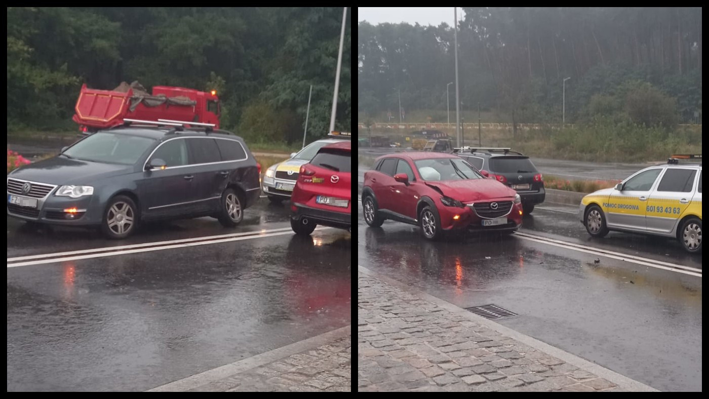 Kolizja Zielona Góra - Wypadek Zielona Góra Wrocławska