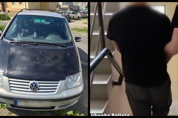 Skradziony samochód odzyskany w Żarach. Policja zatrzymała 35-latka Samochód skradziony Żary - Policja Żary