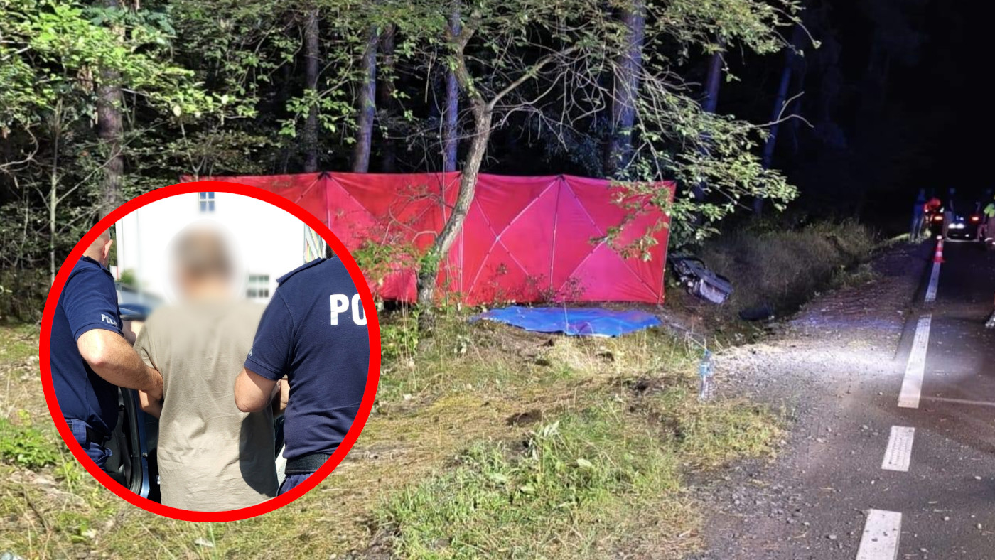 Śmiertelny wypadek DW278 - Wypadek Sława