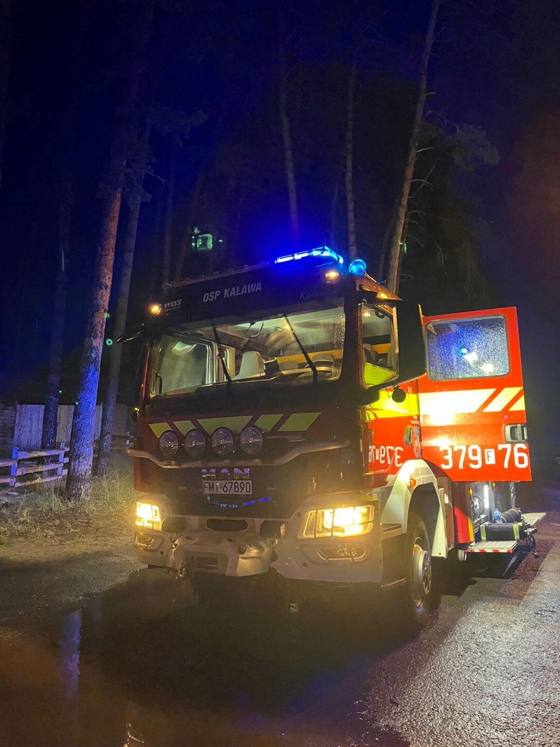 Wybuch gazu Kęszyca Leśna - Pożar Międzyrzecz