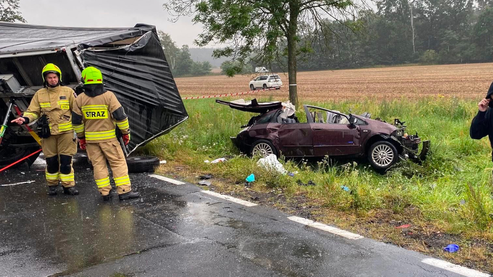 Wypadek na DK24 - Wypadek Przytoczna
