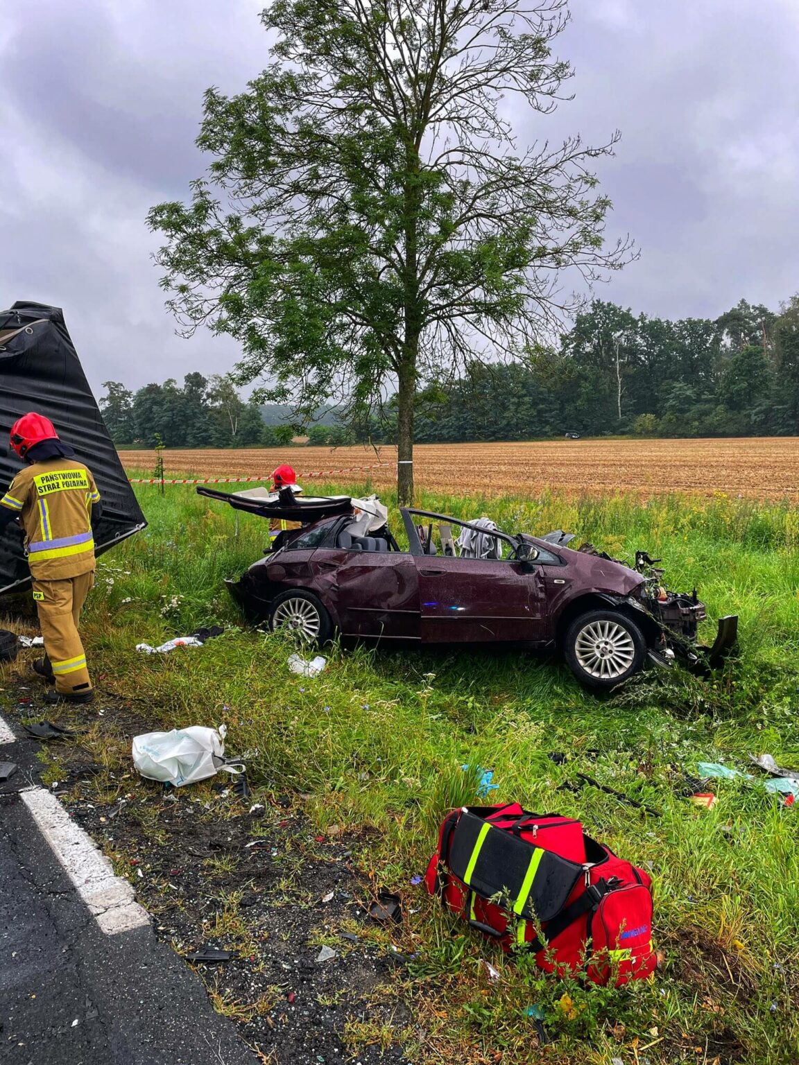 Wypadek na DK24 - Wypadek Przytoczna