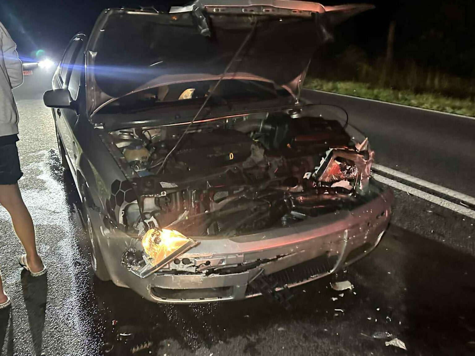 Zderzenie na DK27 - Wypadek Nowogr&oacute;d Bobrzański