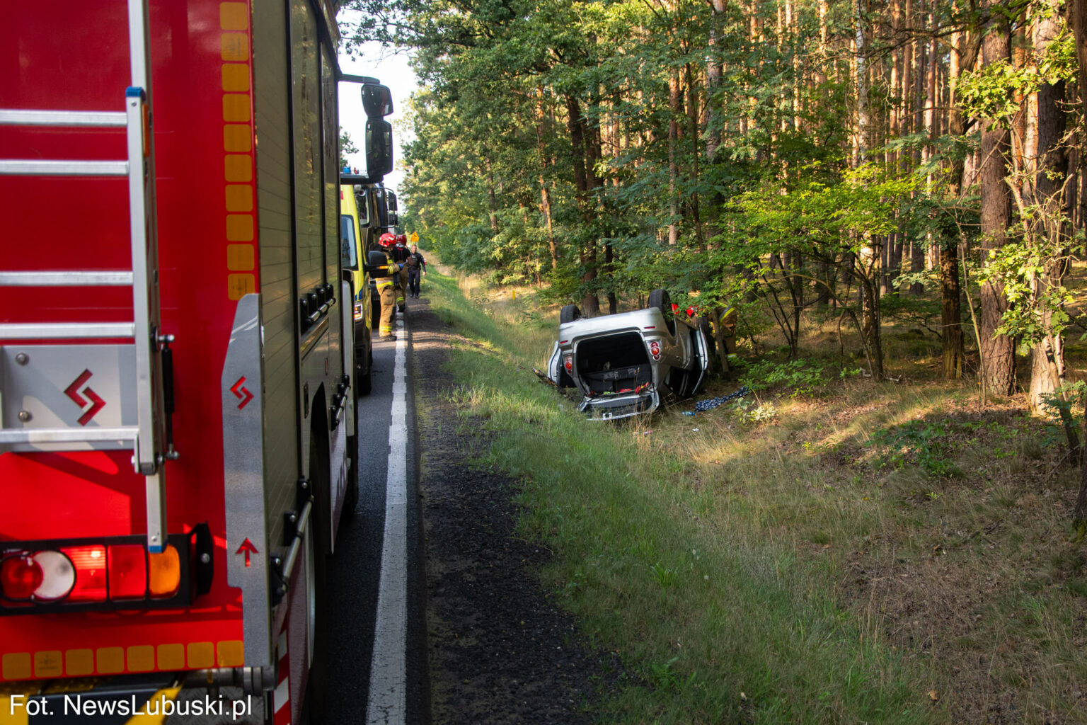 Wypadek na DK27 - Wypadek Nowogr&oacute;d Bobrzański