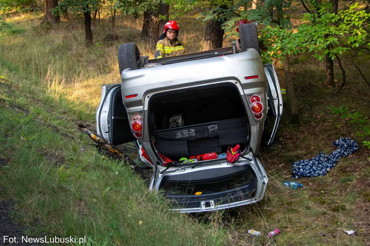 Wypadek na DK27 - Wypadek Nowogr&oacute;d Bobrzański