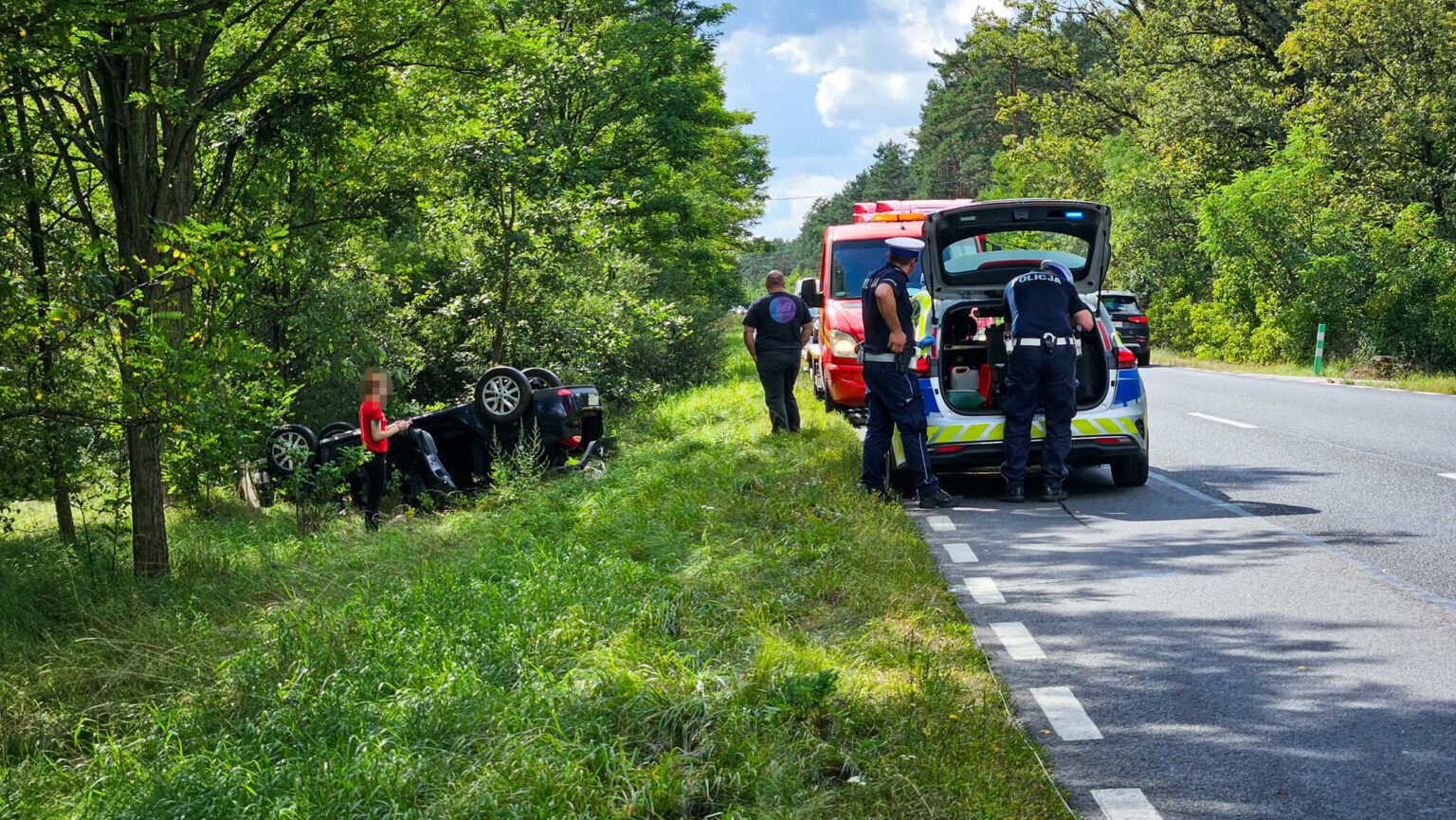 Wypadek na DK27 - Wypadek Nowogr&oacute;d Bobrzański