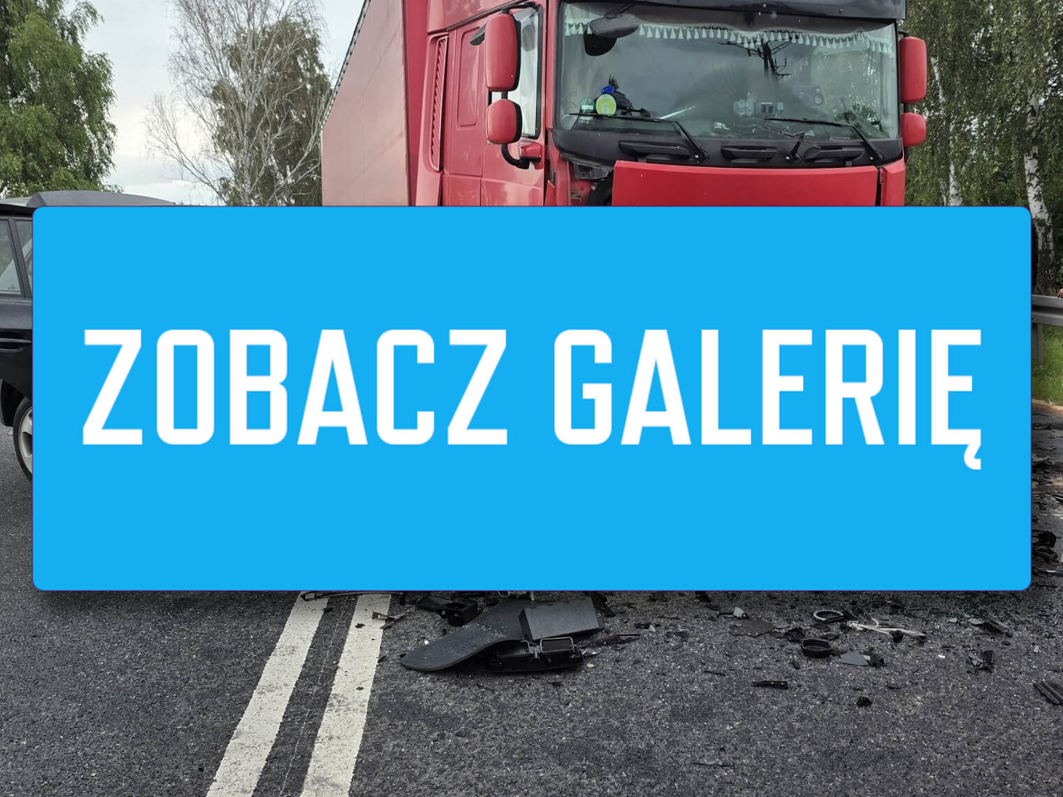 Wypadek na DK92 - Wypadek Brójce