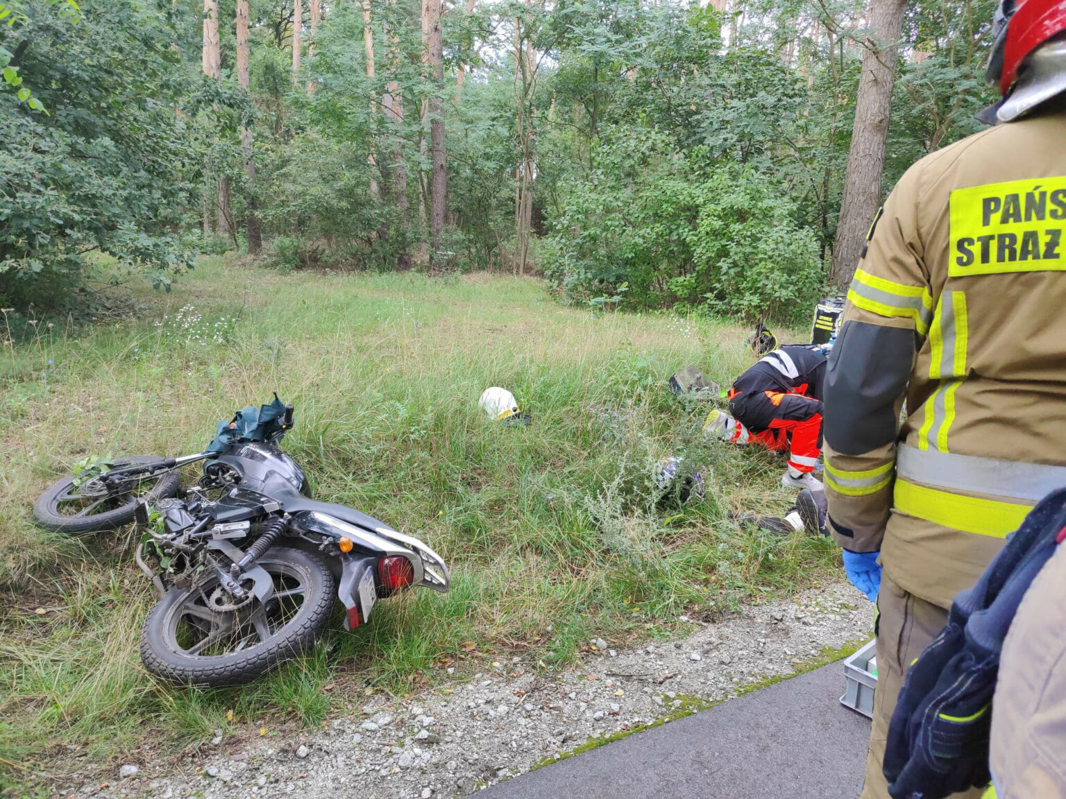 Wypadek Gorz&oacute;w Wielkopolski - Wypadek Orzelec