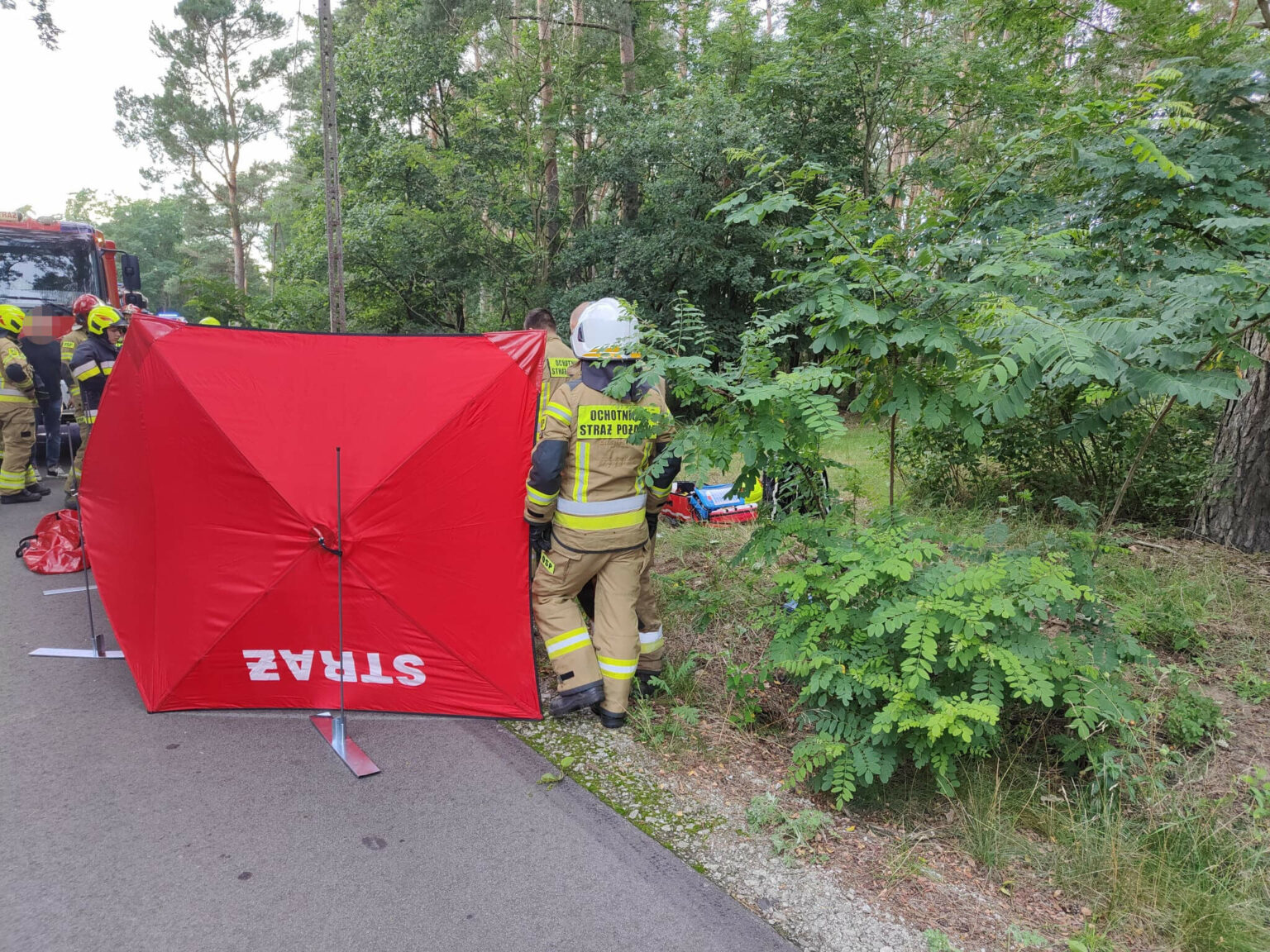 Wypadek Gorz&oacute;w Wielkopolski - Wypadek Orzelec