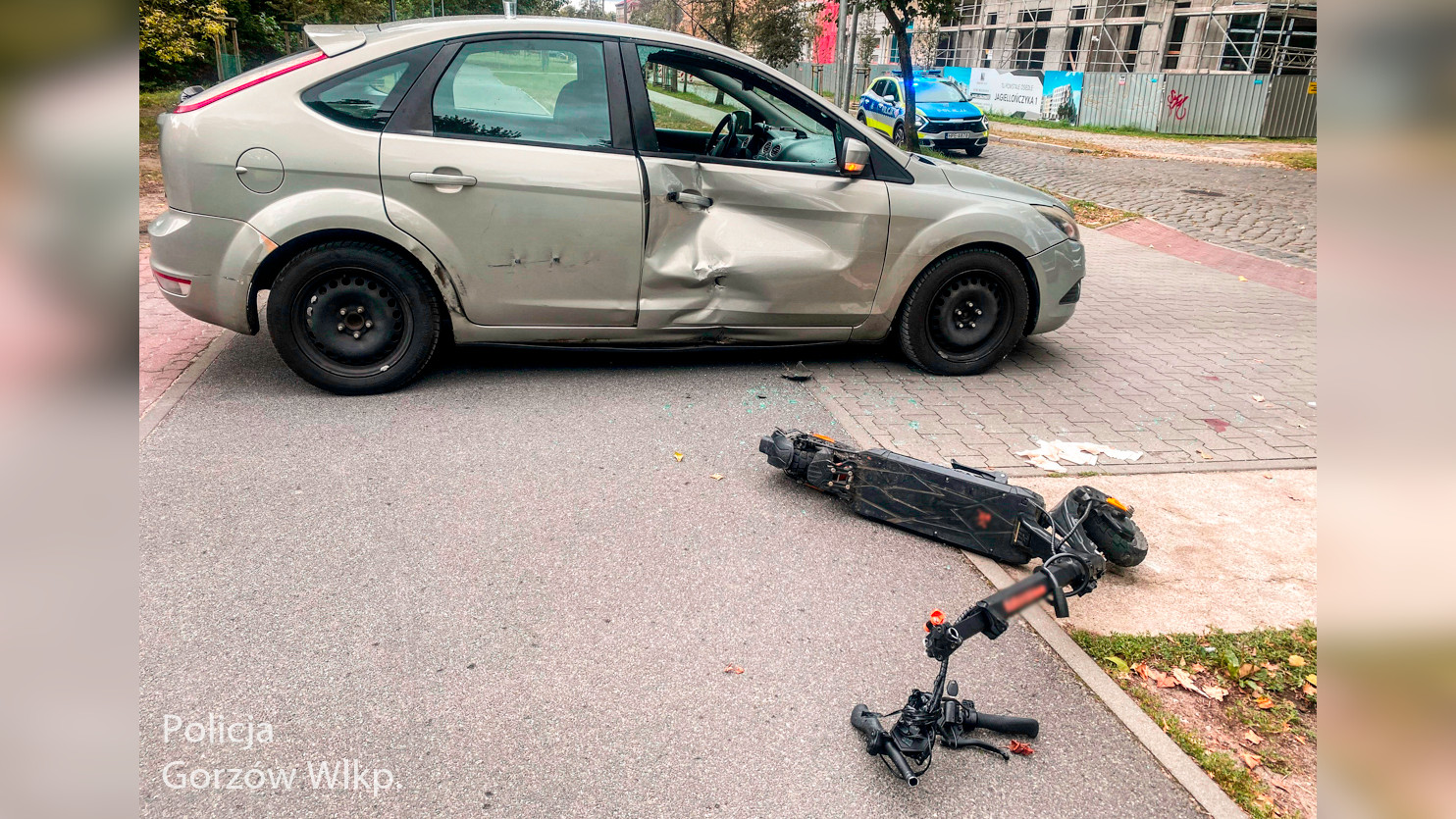 Wypadek hulajnoga elektryczna - Wypadek Gorzów