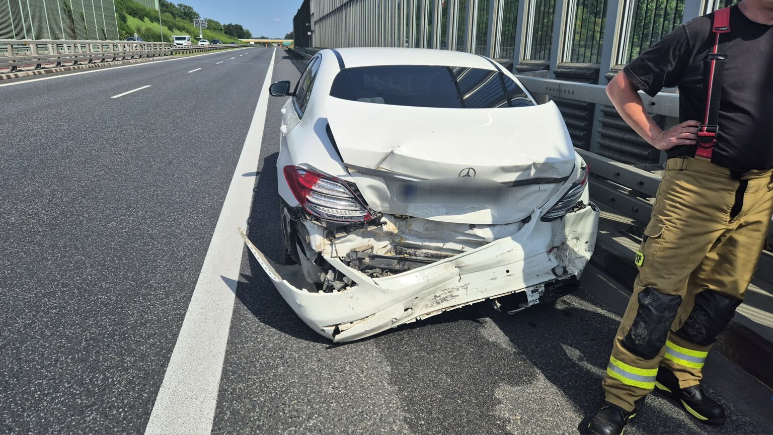 Wypadek na S3 - Wypadek Zielona G&oacute;ra Sulech&oacute;w