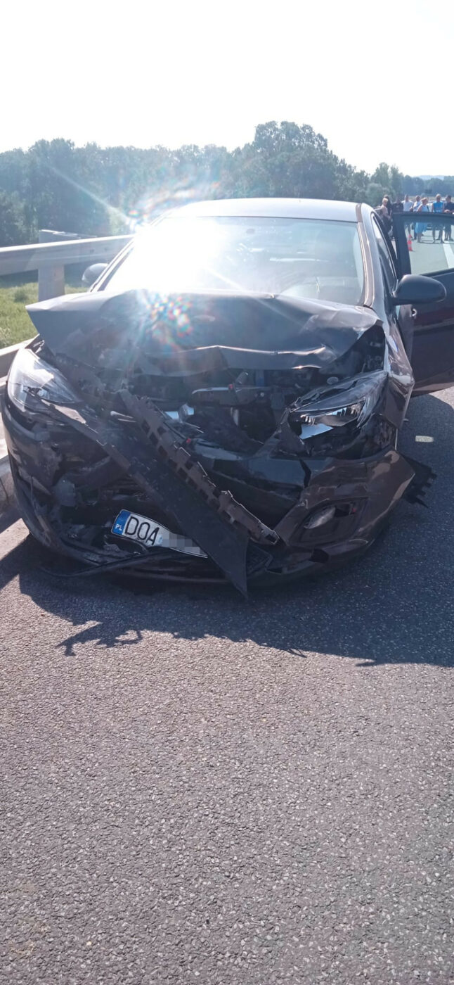 Wypadek na S3 - Wypadek Zielona Góra Sulechów