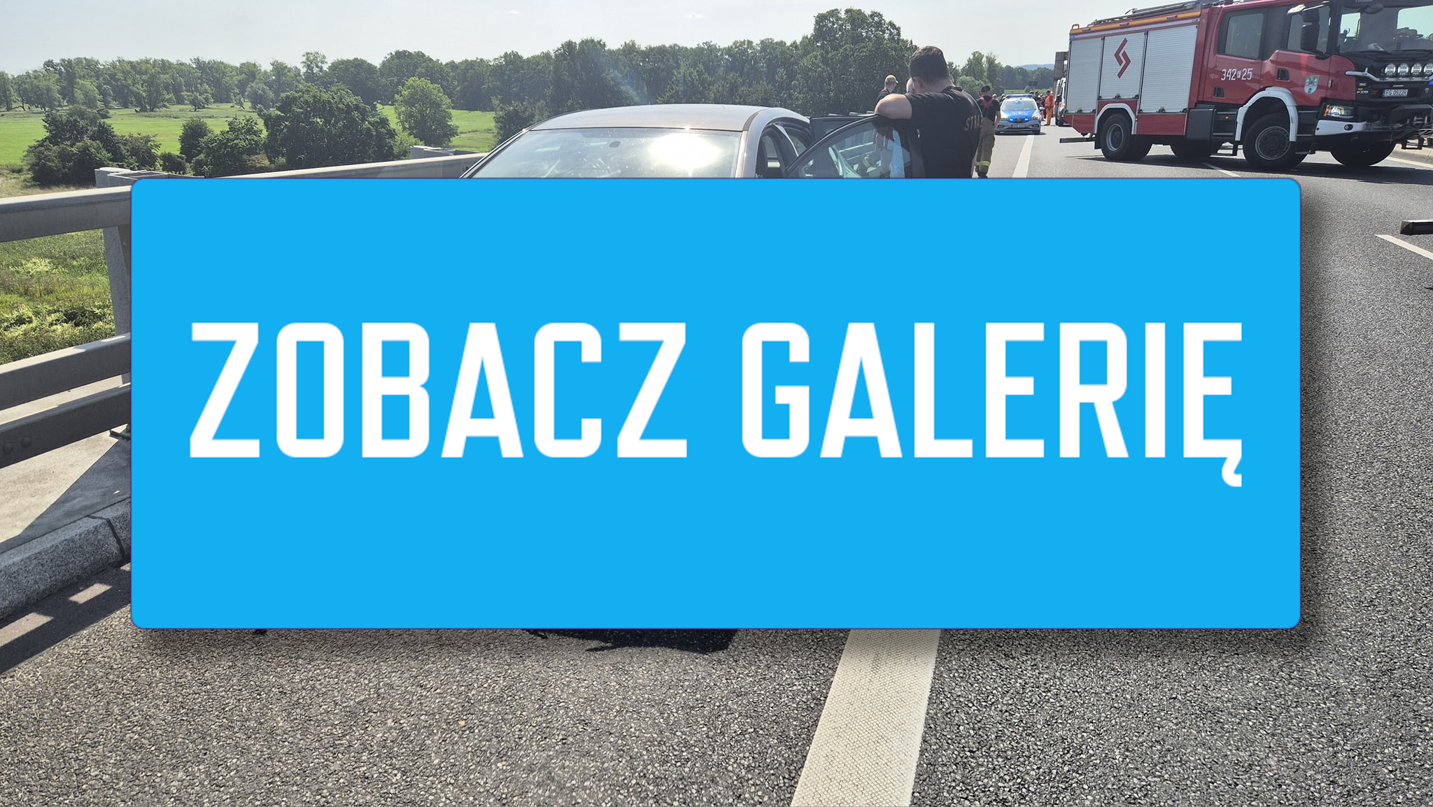 Wypadek na S3 - Wypadek Zielona Góra Sulechów