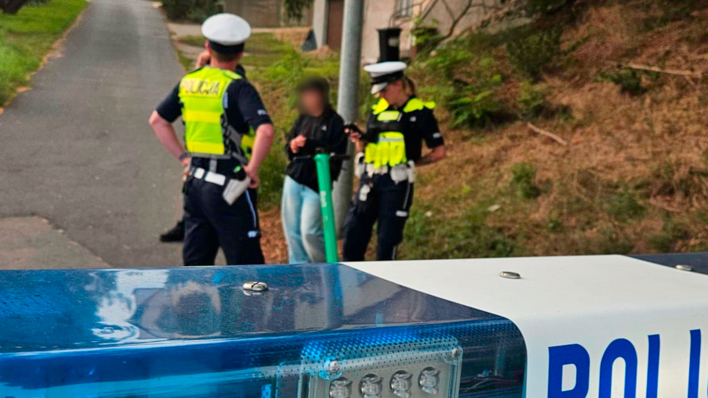 Hulajnogi elektryczne Gorzów - Policja kontrola drogowa hulajnogi