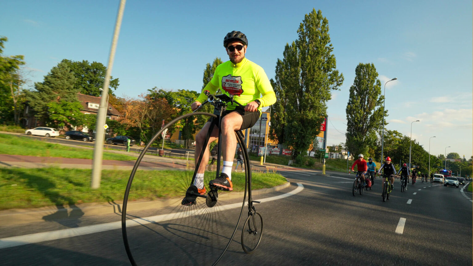 Łukasz Jęcz Strażak z Zielonej G&oacute;ry - Bicyklem dookoła Polski dla Emilka Jęcz