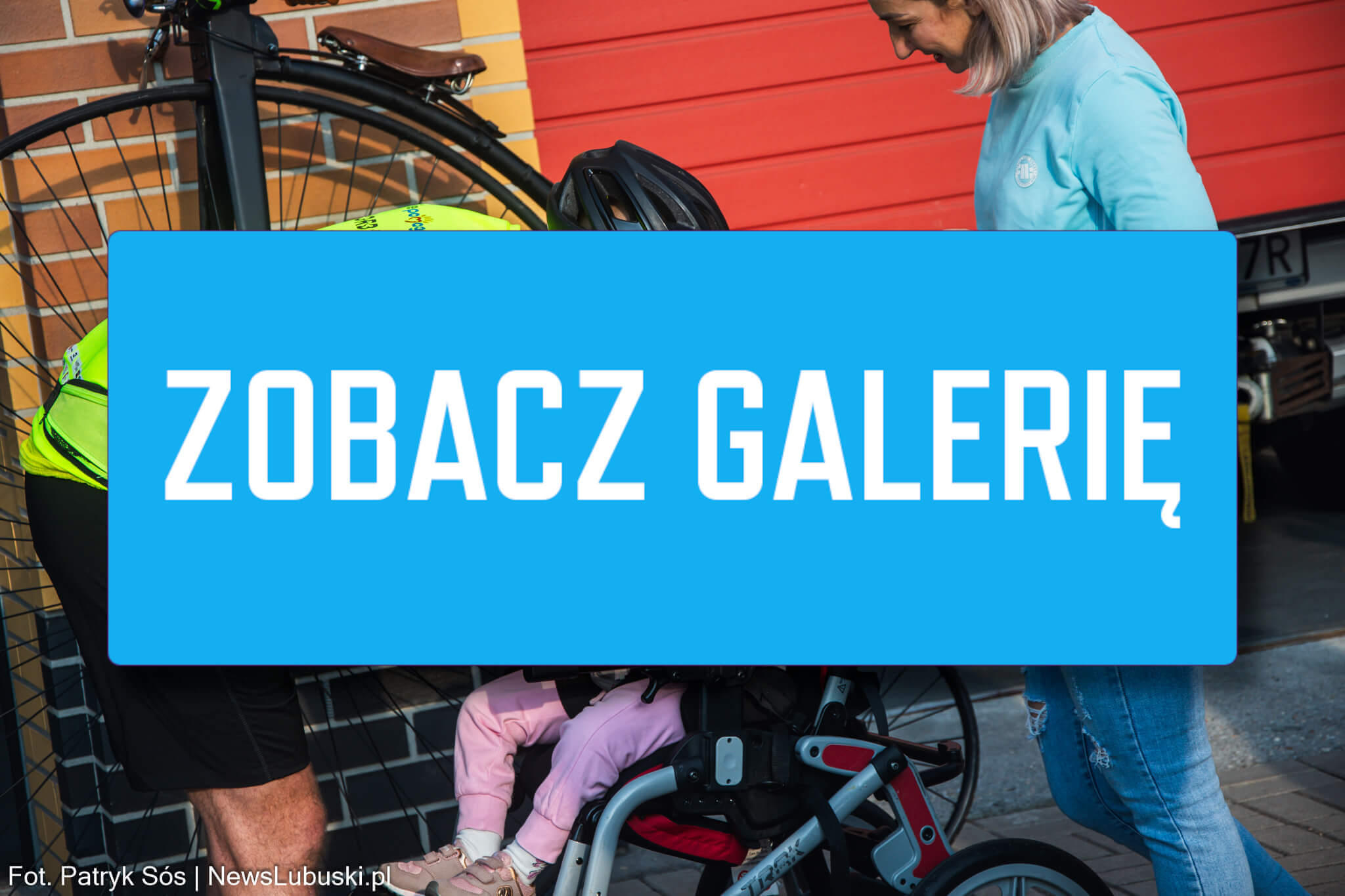 Łukasz Jęcz Strażak z Zielonej Góry - Bicyklem dookoła Polski dla Emilka Jęcz