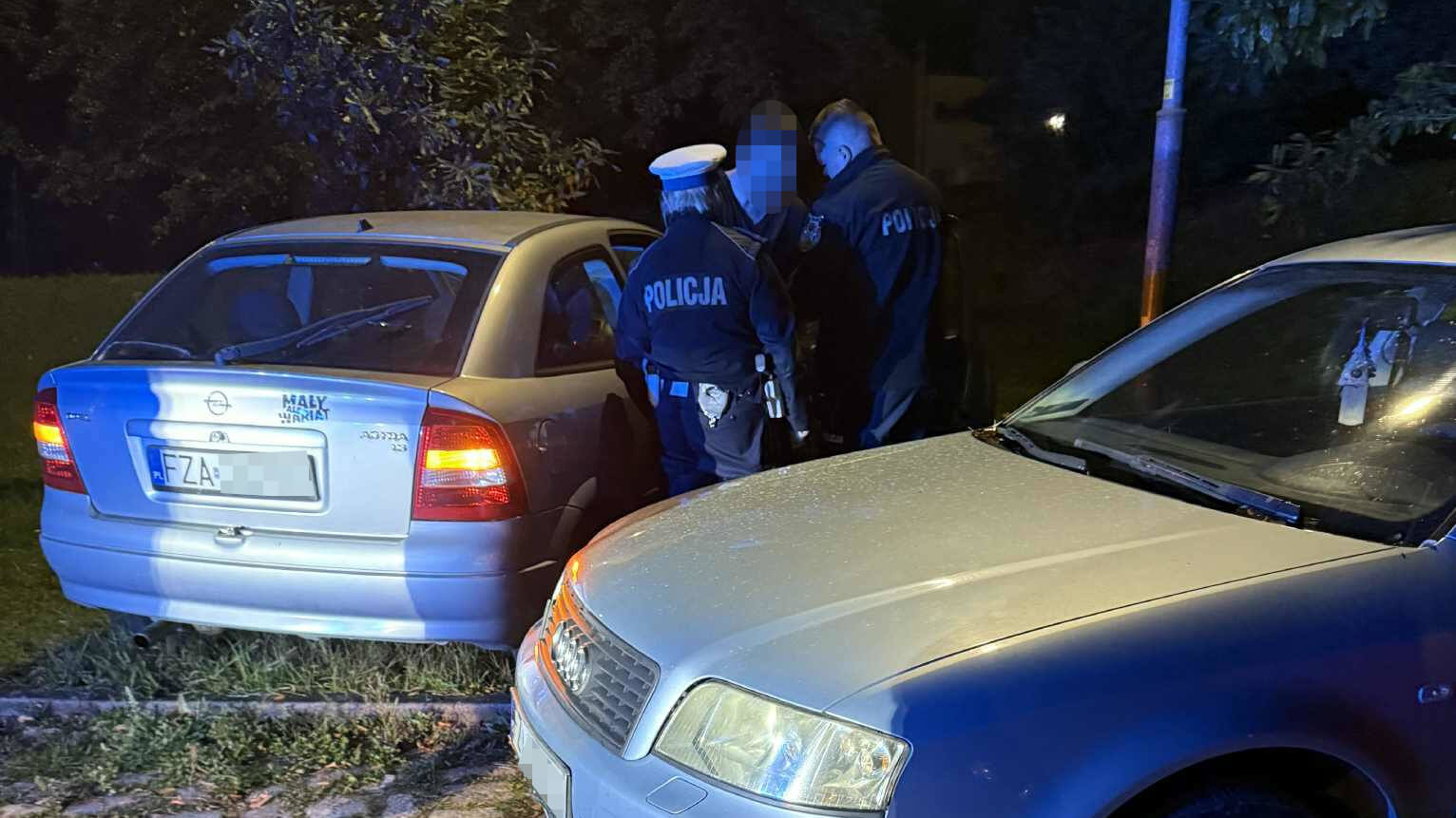Pijany kierowca Nowogród Bobrzański - Opel Astra pijany kierowca