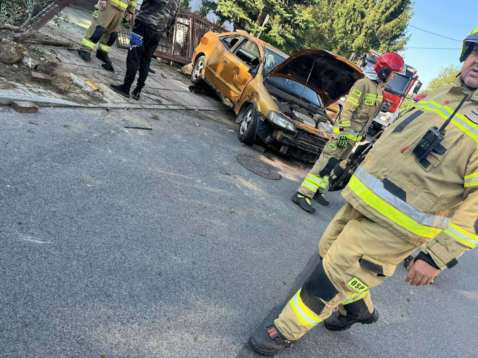 Pijany kierowca Zielona G&oacute;ra - Kolizja Zielona G&oacute;ra