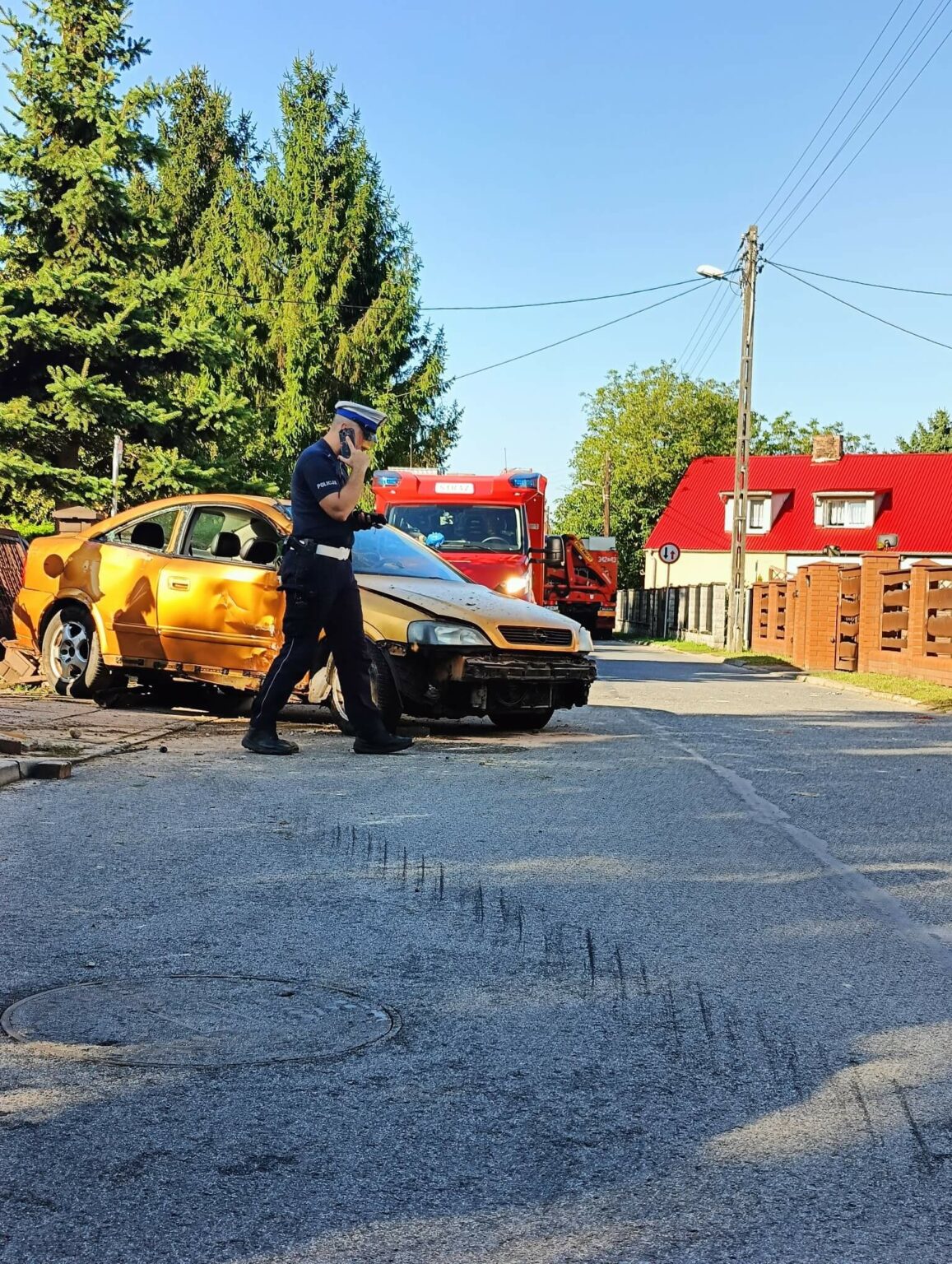 Pijany kierowca Zielona G&oacute;ra - Kolizja Zielona G&oacute;ra