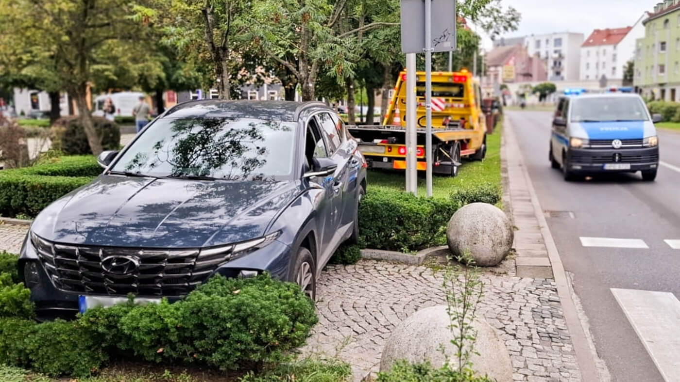 Pościg Słubice - Auto skradzione w Niemczech