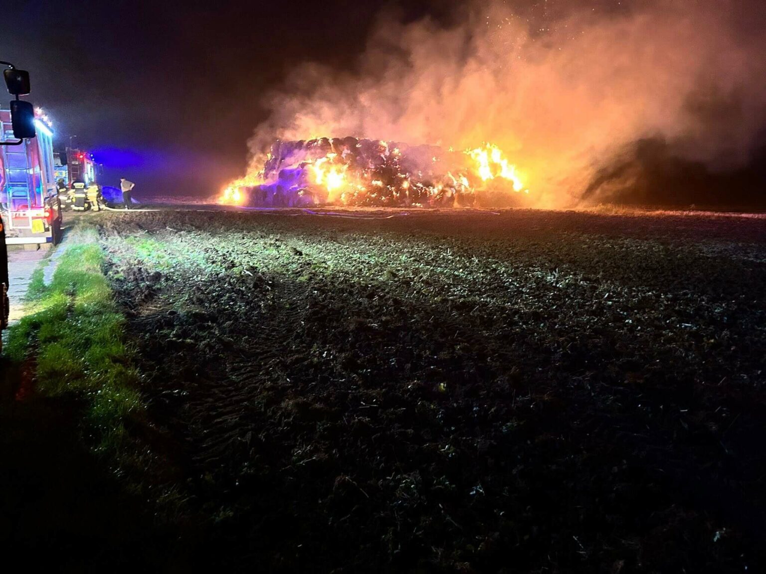 Pożar Klenica - straż pożarna Sulech&oacute;w