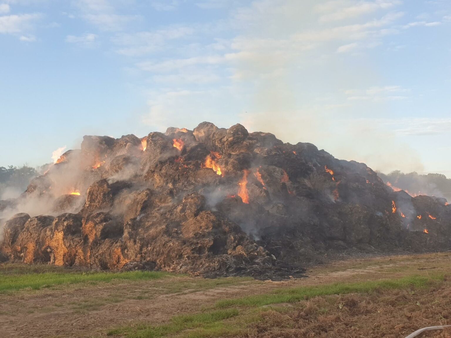 Pożar Klenica - straż pożarna Sulech&oacute;w