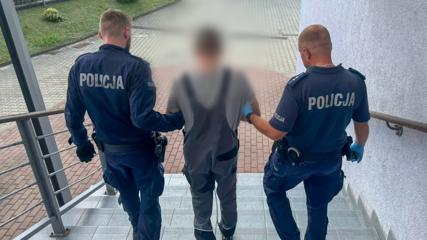 Kradzież rozbójnicza Żagań - Zadyma w sklepie