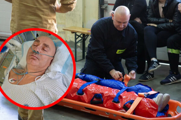 Strażak, były policjant uległ wypadkowi. Ruszyła zbiórka, by Tomek znów stanął na nogi Tomek Czekatowski - Strażak po wypadku zbiórka