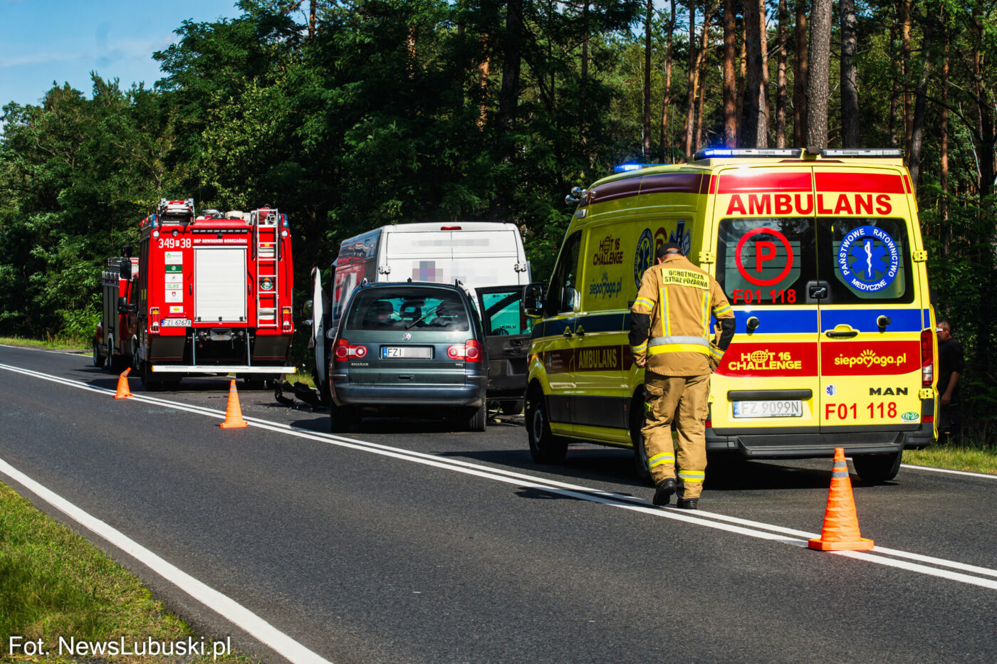 Wypadek na DK27 - Wypadek Nowogród Bobrzański