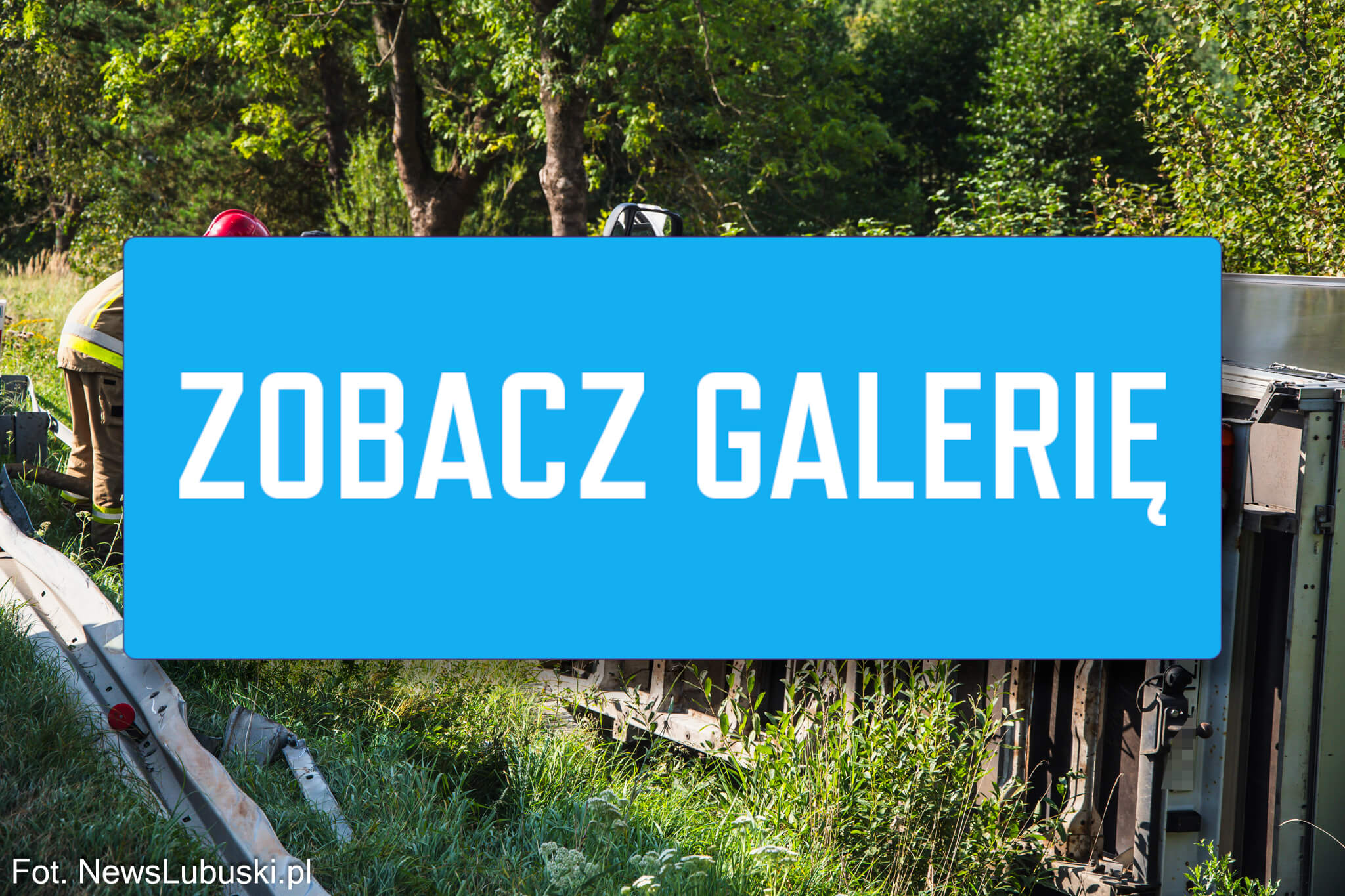 Zderzenie na DK27 - Wypadek Zielona Góra